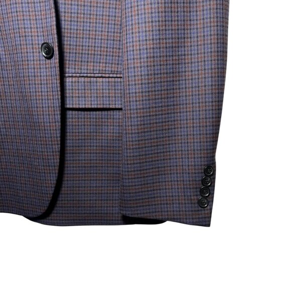 Indie Academia Professor Plaid Blazer Professor Preppy Teacher Grandpa Money 42R - Picture 3 of 8